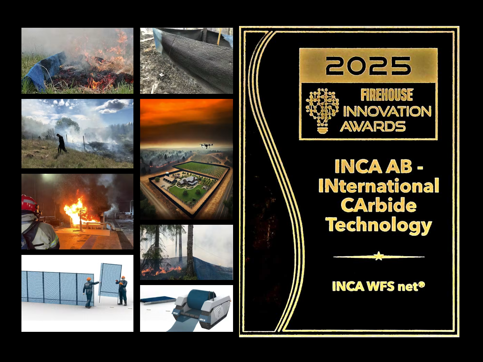 INCA AB recognised in the 2025 Firehouse Innovation Awards for INCA WFS net®